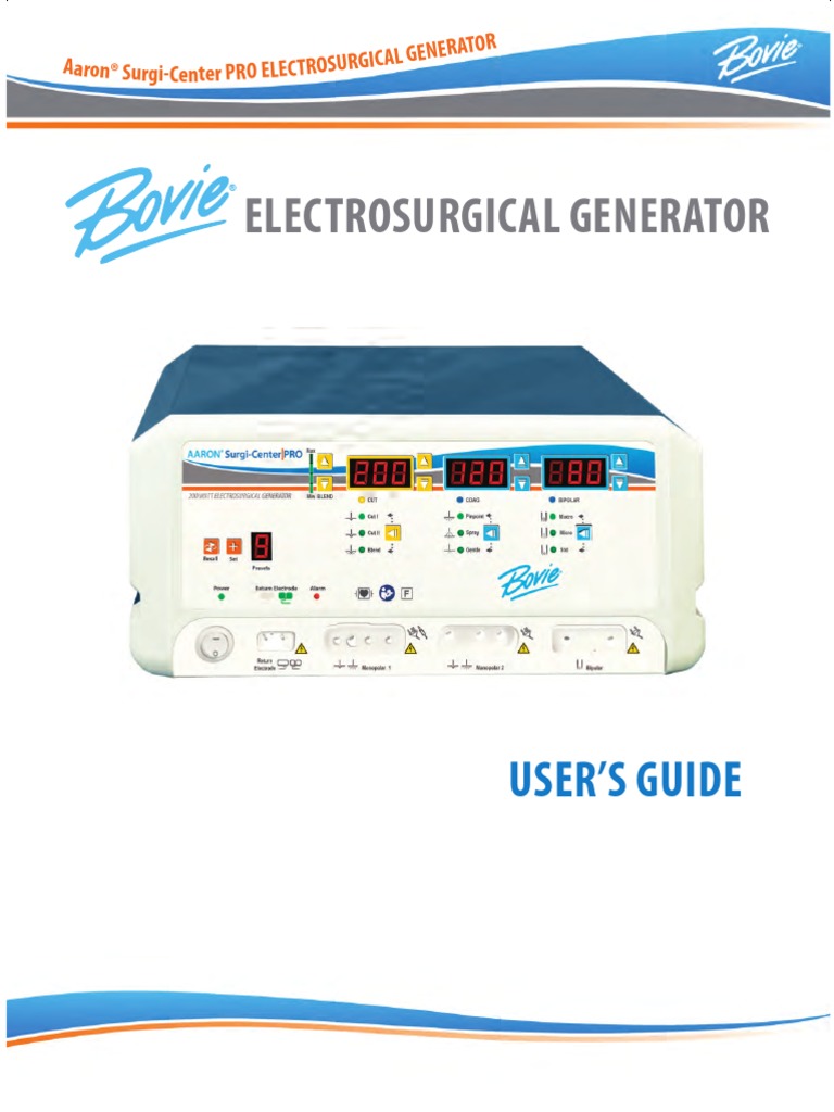 BOVIE Electrosurgical Gen | PDF | Computers | Technology & Engineering