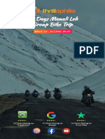 10 Days Manali Leh Group Bike Trip: BIKES: 10 - 15 - PAX: 20-25