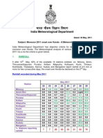 Monsoon Onset Report 2011