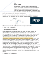 Immediate Constituents: The Hierarchical Structure of Words