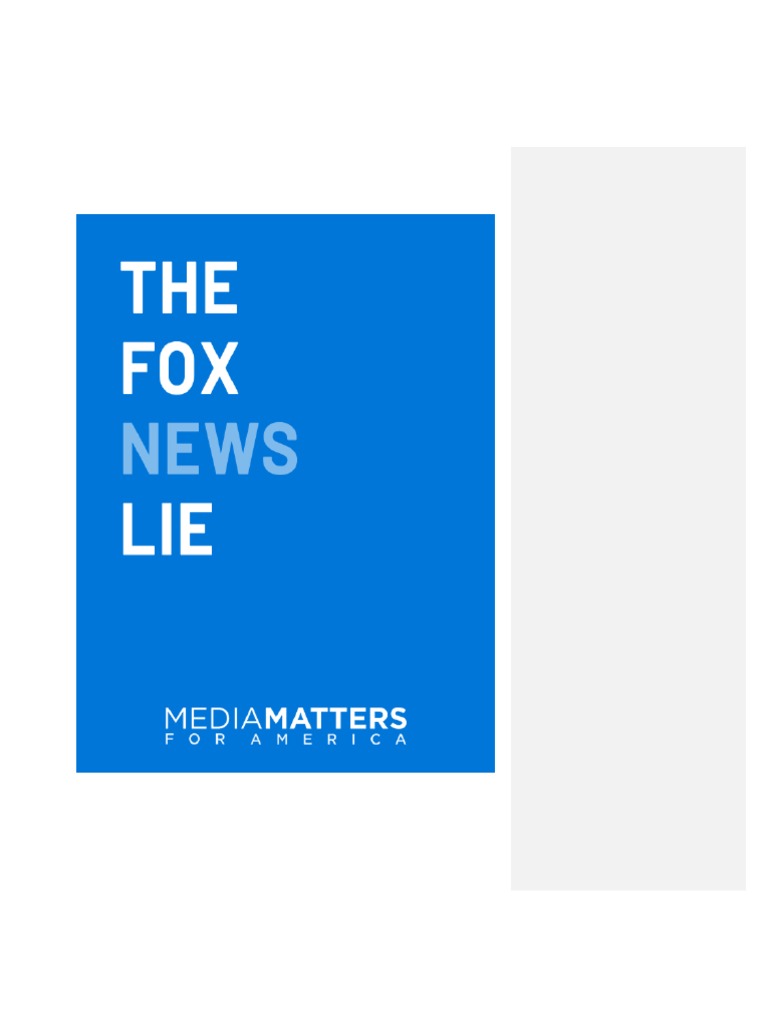 The Fox News Lie, Revisited | PDF | Emigration, Immigration, and Refugees |  American Government