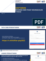 Panduan Pendaftaran PT Pendamping Tahun 2022