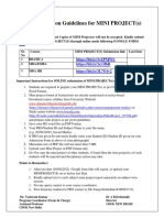 Online Submission Guidelines For MINI PROJECT(s) : WWW - Distance.bharatividyapeeth - Edu