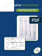 Brachytherapy Kits: Luer Lock Obturator Suture Holes Outer Catheter
