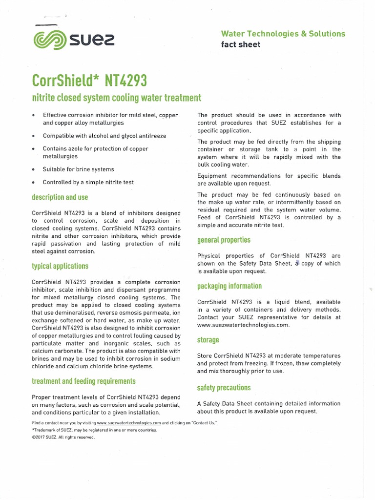 OptiSerse and Corrshield | PDF