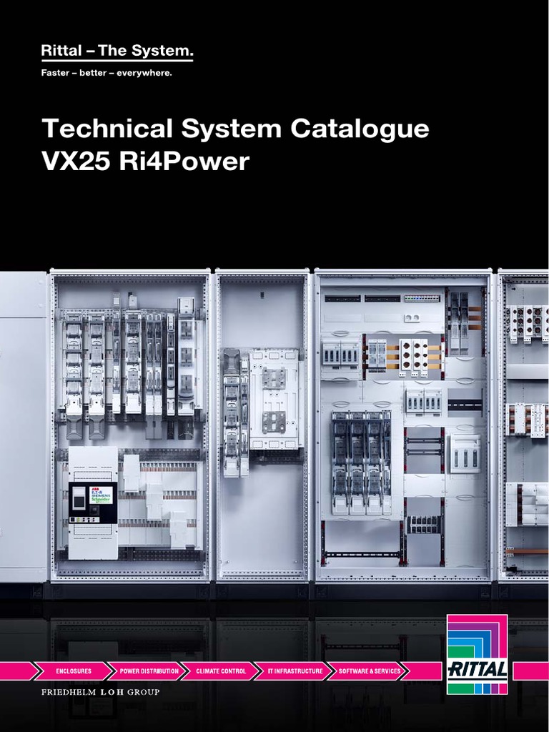 Rittal Technical System Catalogue VX25 Ri4Power 5 5508 PDF Electrical Wiring Fuse (Electrical)