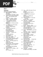 End of Year Test A : Grammar