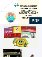 Establishment of Specialized in The Philippines: Intellectual Property Court