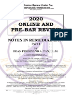 Remedial Law Pt1 by Dean F. Tan