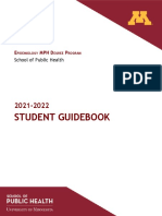 Student Guidebook: E MPH D P