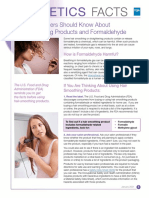 FDA warns of formaldehyde in hair smoothing products