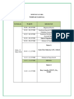 Susunan Acara Pregnancy Science Lecture