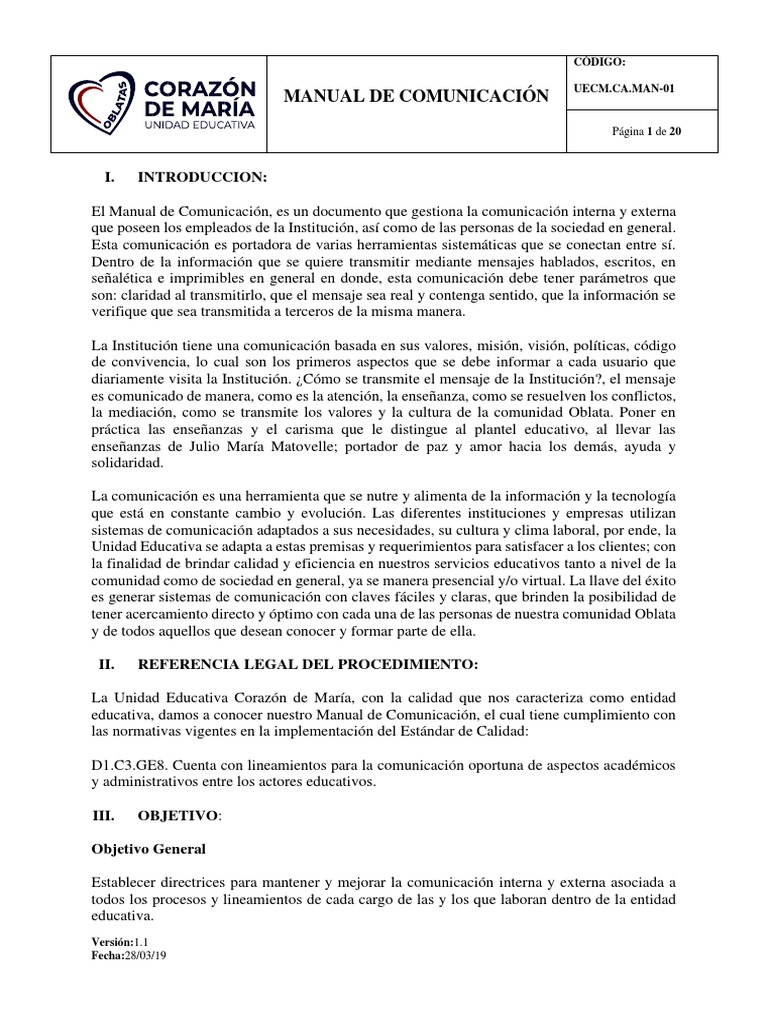 Manual de Comunicacion | PDF | Comunicación | Información