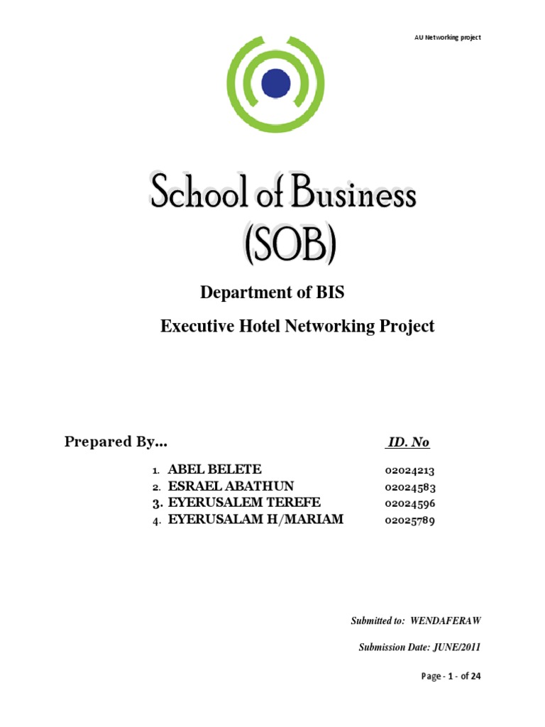 Networking Project Print Out | PDF | Network Topology | Computer Network