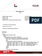 Experiment No - 3.3: Implementing PRJ 10 Aim