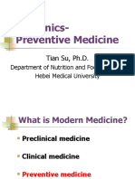 Hygienics-Preventive Medicine: Tian Su, PH.D