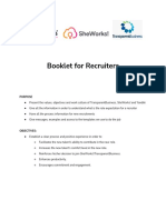 Booklet For Recruiters