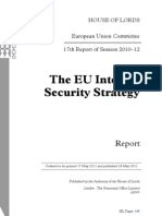 House of Lords - Eu Internal Security