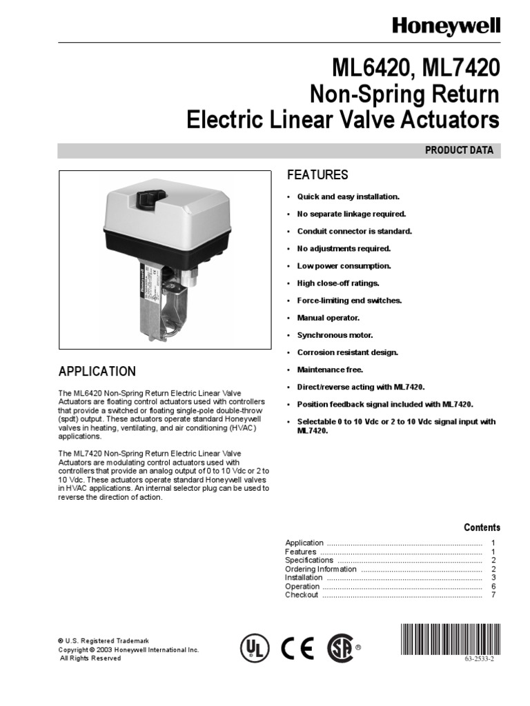 Electric Linear Actuator | PDF | Switch | Valve