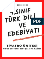 9.sinif Türk Dili VE Edebiyati: Tiyatro Ünitesi