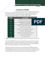 Data Driven Strength RPE Guide