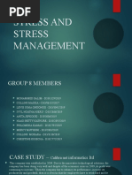 Stress and Stress Management Group 8