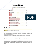 Statistical - Mechanics Home Work