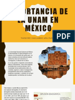 Importancia de La UNAM en México. Expopptx