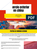 China Comercio Exterior y Politicas