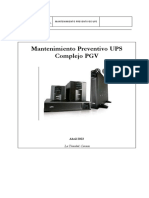 Informe Tecnico de Mantenimiento A UPS Torre PGV