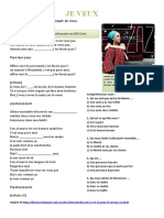 Zazje Veux Chansons Comprehension