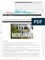 12 Cosas Que Tienes Que Saber Sobre La Ley Monsanto