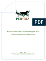 PEISBA Broodmare Incentive 2022