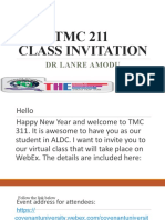 TMC 211 Invitation