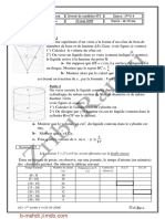 Devoir de Synthèse N°3 - Math - 1ère AS (2008-2009) MR Zribi Ramzi