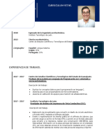 Educación: Curriculum Vitae