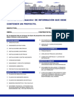 Checklist de Documentos Requeridos (Proyecto)