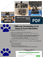 Millbrook High School Cheerleading Interest Meeting