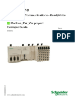 Somachine: Modbus Rtu Communications - Read/Write Variables Modbus - RW - Var - Project Example Guide