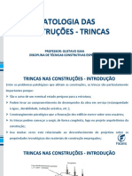 (13 e 14) Patologia Das Construções - Trincas
