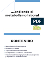 Metabolismo Laboral
