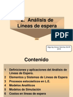 2 Lineas de Espera 2019