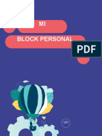 Block de Trabajo Personal - Sycb