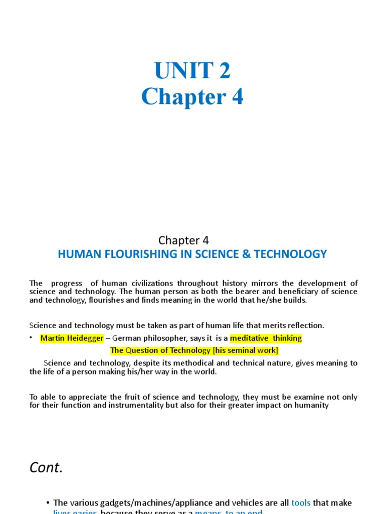 GE 5 STS Unit II Chapter 4 | PDF | Thought | Science