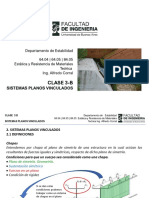 EyRM Clase 3 B Teórica Sistemas Planos Vinculados