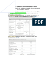 Cetoacidosis Diabética y Síndrome Hiperglucémico Hiperosmolar