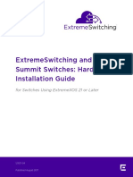 Extremeswitching and Summit Switches: Hardware Installation Guide