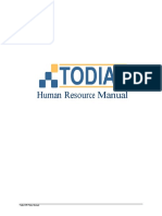 Human Resource Manual: Todial HR Policy Manual