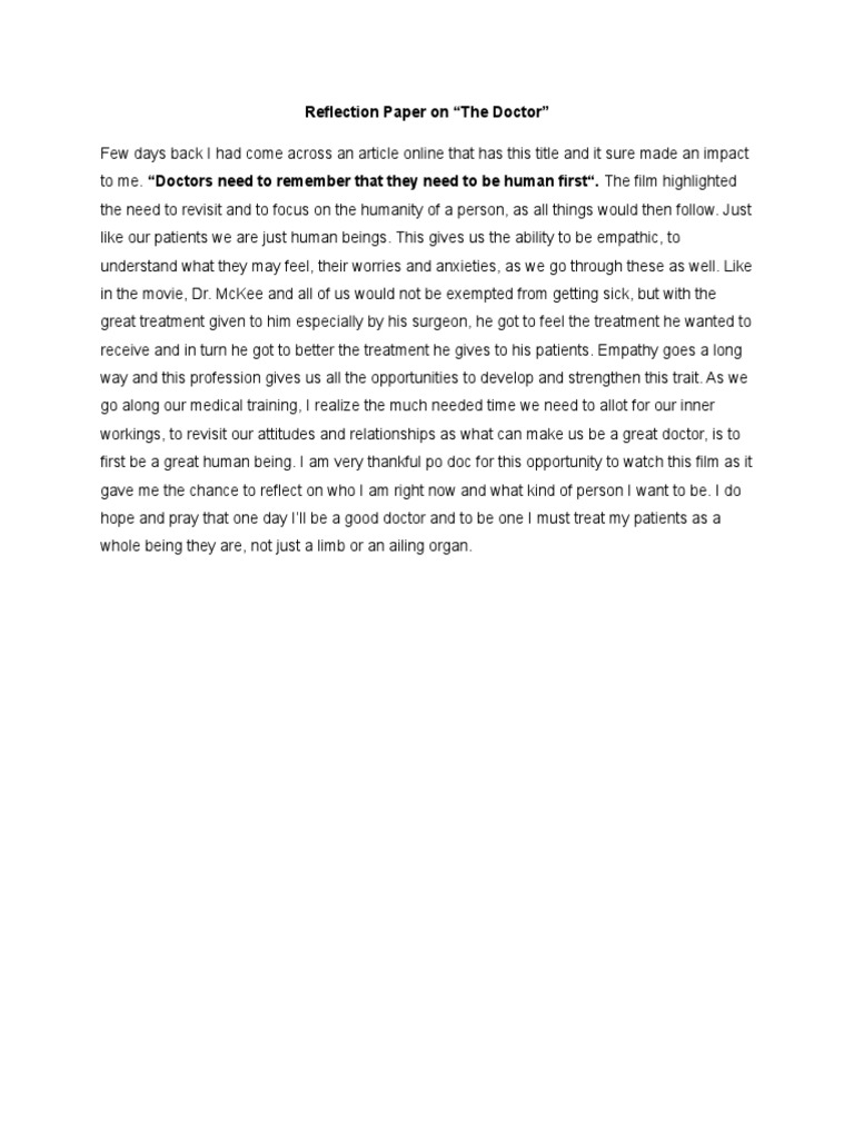 Embracing Humanity in Medicine | PDF