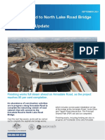 Armadale Road North Lake Bridge Construction Update September 2021